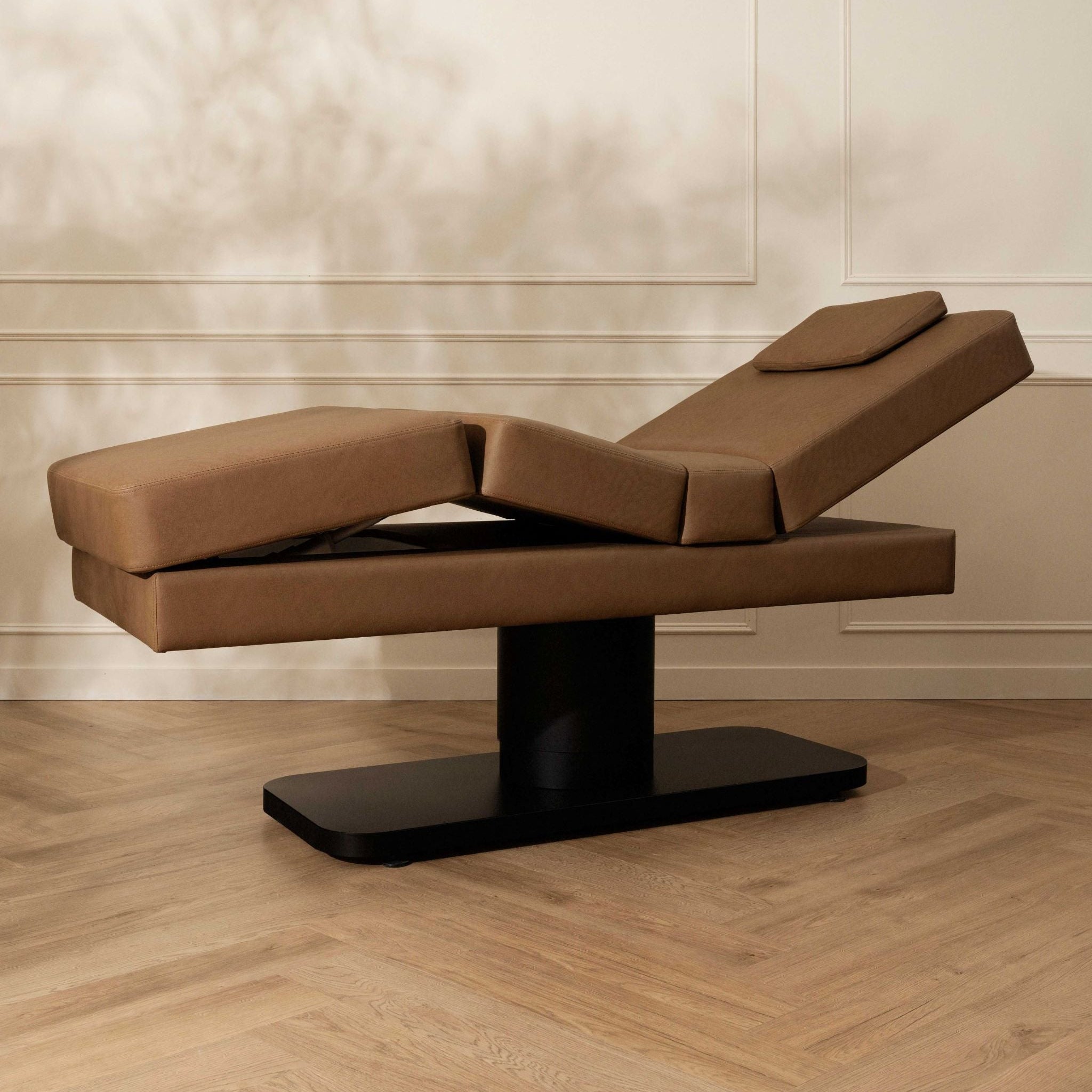 Oxford 3 Motor Electric Ergonomic Spa Bed for Lash, Brow, PMU, Waxing, Facials, and Massage services.