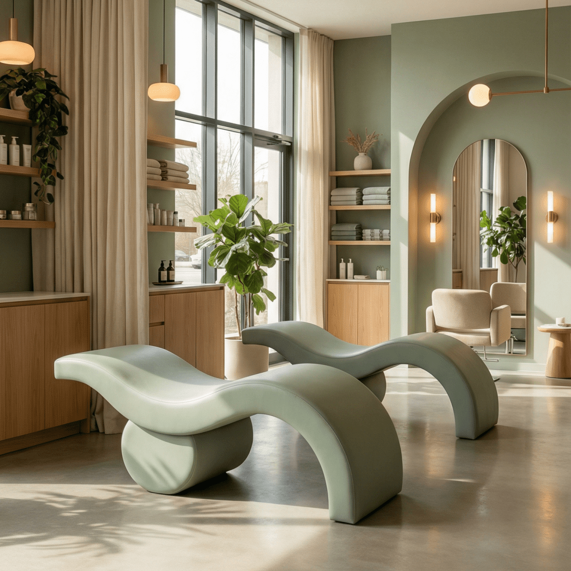 The Brynn — Lash Bed by Plush + Oak,
The Brynn — Brow Bed by Plush + Oak,
The Brynn— PMU Bed by Plush + Oak, #color_mint,