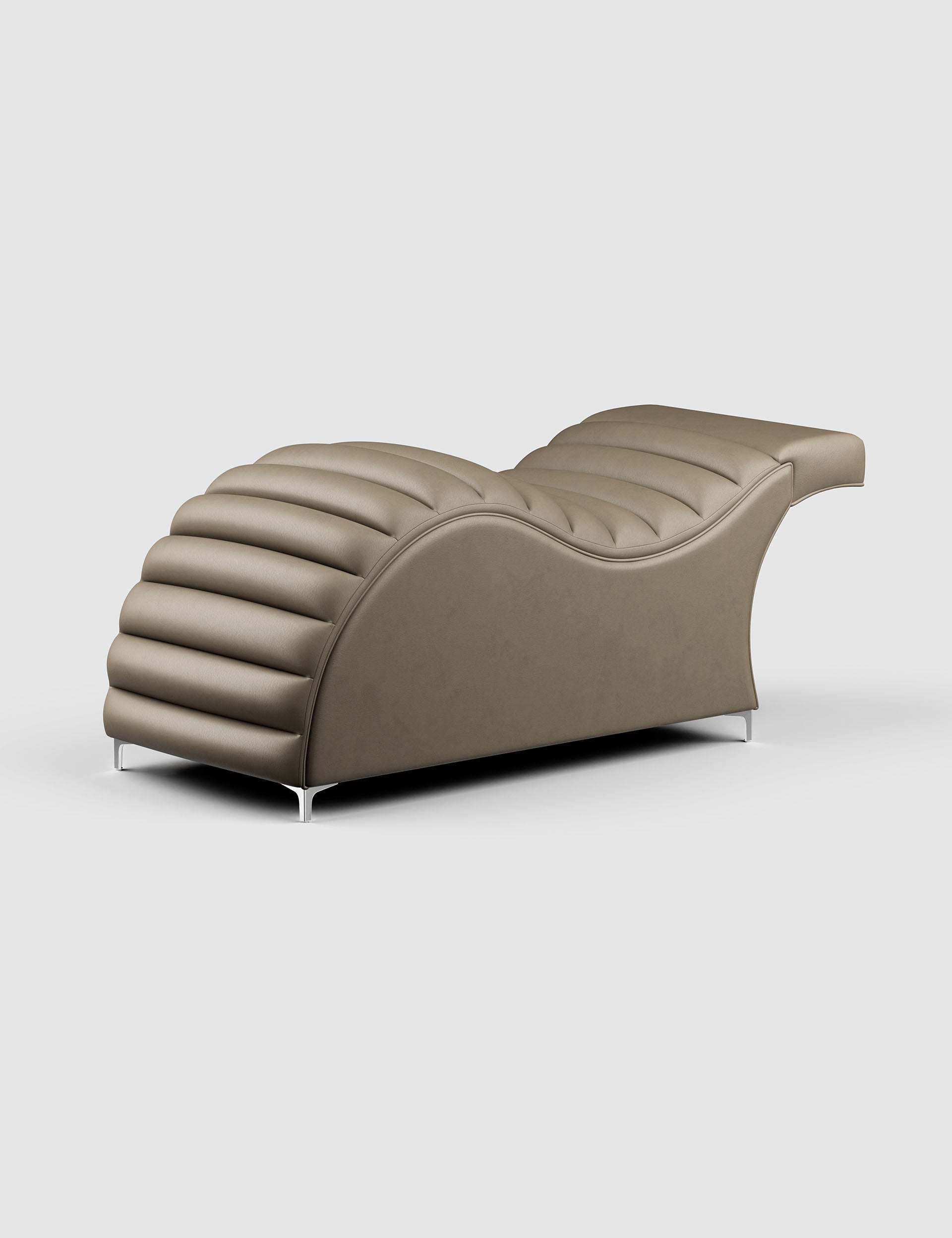 Edda Cloud® in Cavaletti Vegan Leather - Plush + Oak (Antelope)#colour_cappuccino