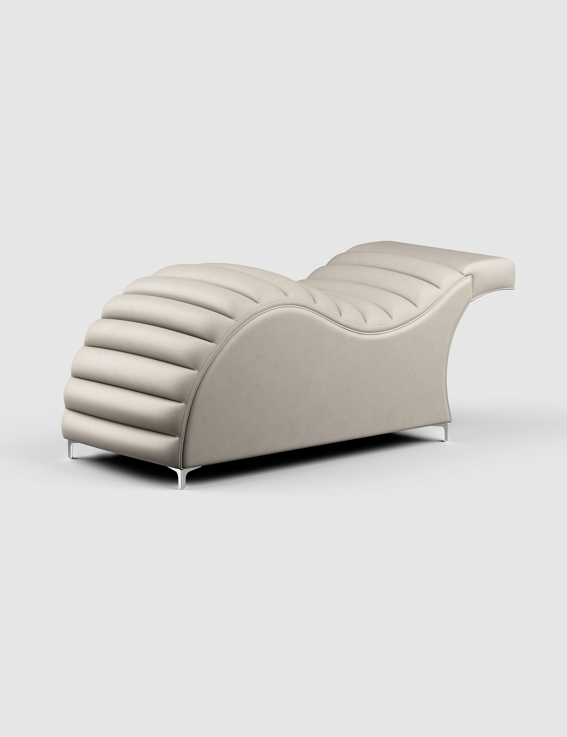 Edda Cloud® in Cavaletti Vegan Leather - Plush + Oak (Bone)#color_bone