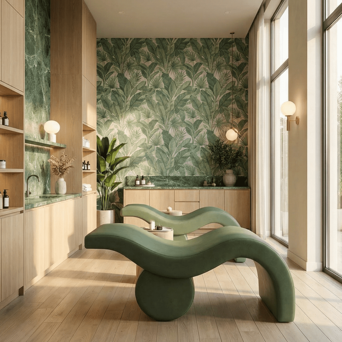 The Brynn — Lash Bed by Plush + Oak,
The Brynn — Brow Bed by Plush + Oak,
The Brynn— PMU Bed by Plush + Oak, #color_sage