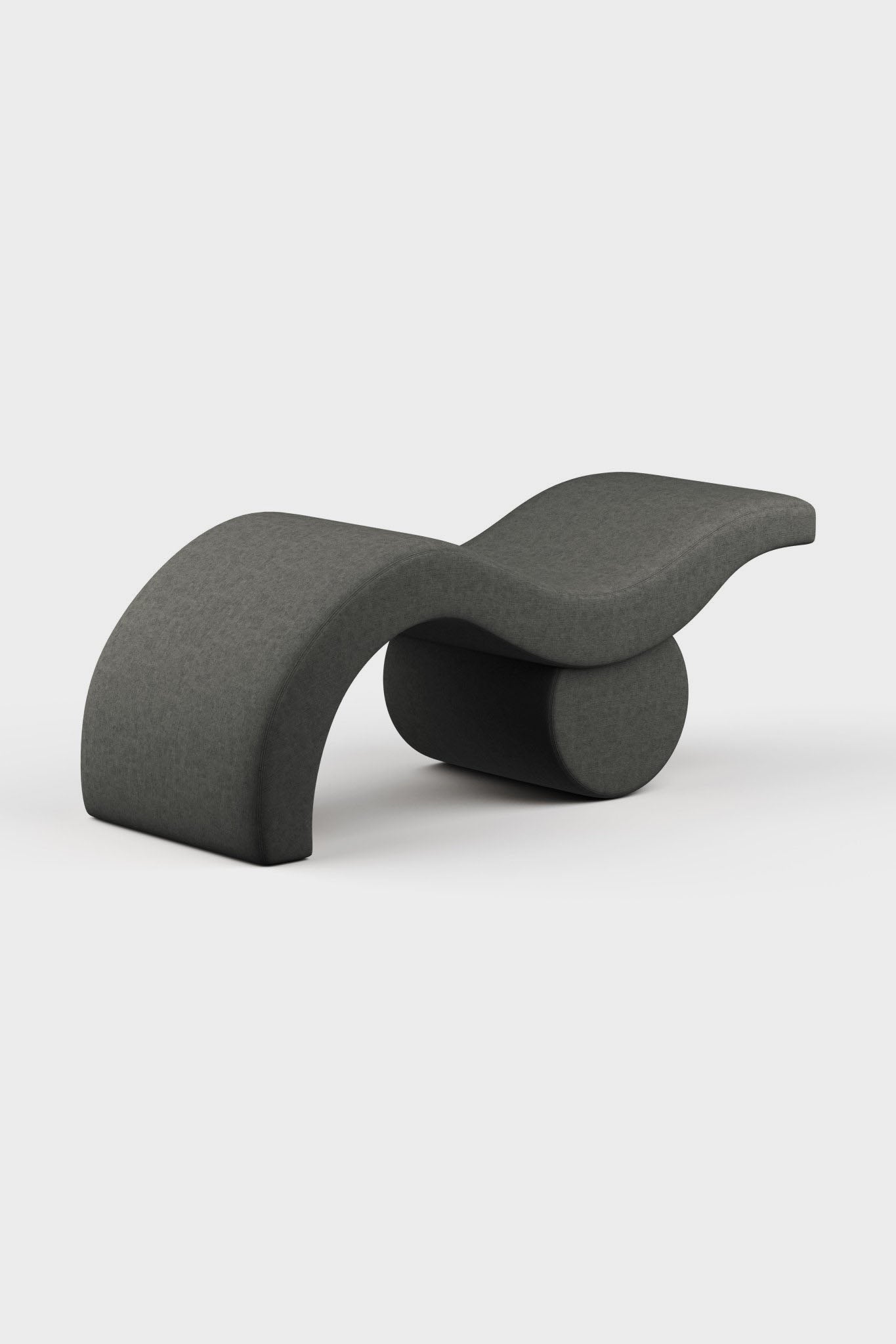 Brynn® Ergonomic in Duralinen - Plush + Oak (Gunmetal)