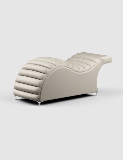 Edda Cloud® in Cavaletti Vegan Leather - Plush + Oak (Bone)#color_bone