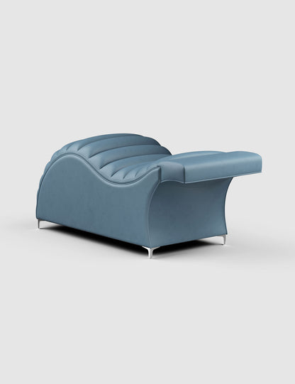 Edda Cloud® in Cavaletti Vegan Leather - Plush + Oak (Coast)#color_coast