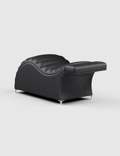 Edda Cloud® in Cavaletti Vegan Leather - Plush + Oak (Ink)#color_ink