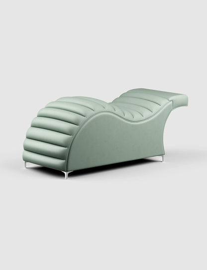 Edda Cloud® in Cavaletti Vegan Leather - Plush + Oak (Mint)#color_mint