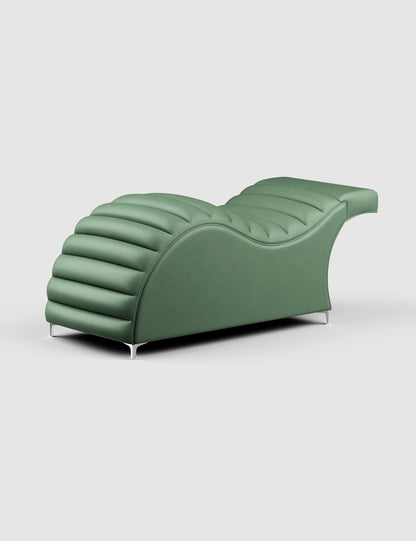 Edda Cloud® in Cavaletti Vegan Leather - Plush + Oak (Sage)#color_sage