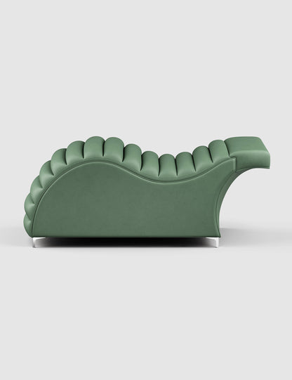 Edda Cloud® in Cavaletti Vegan Leather - Plush + Oak (Sage)#color_sage