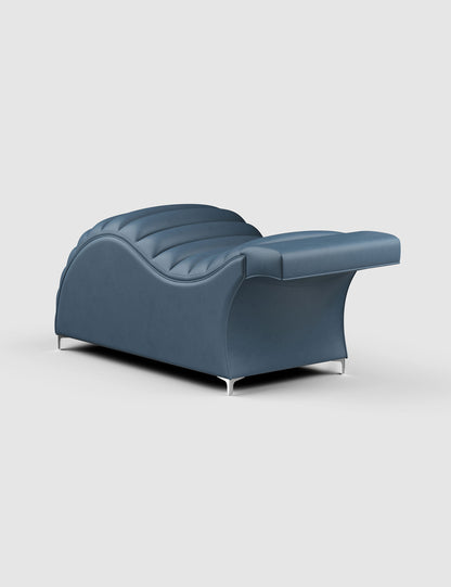Edda Cloud® in Cavaletti Vegan Leather - Plush + Oak (Slate)#color_slate