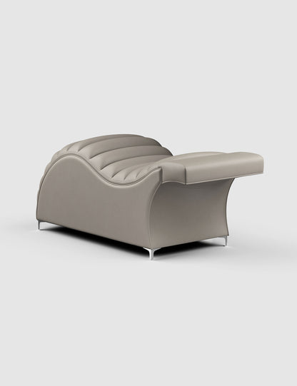 Edda Cloud® in Cavaletti Vegan Leather - Plush + Oak (Stone)#color_stone