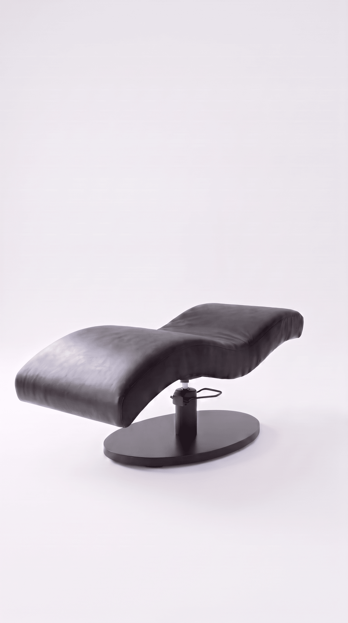 Vera Sleek 360® Curved Beauty Bed with Swivel (Matte Black)