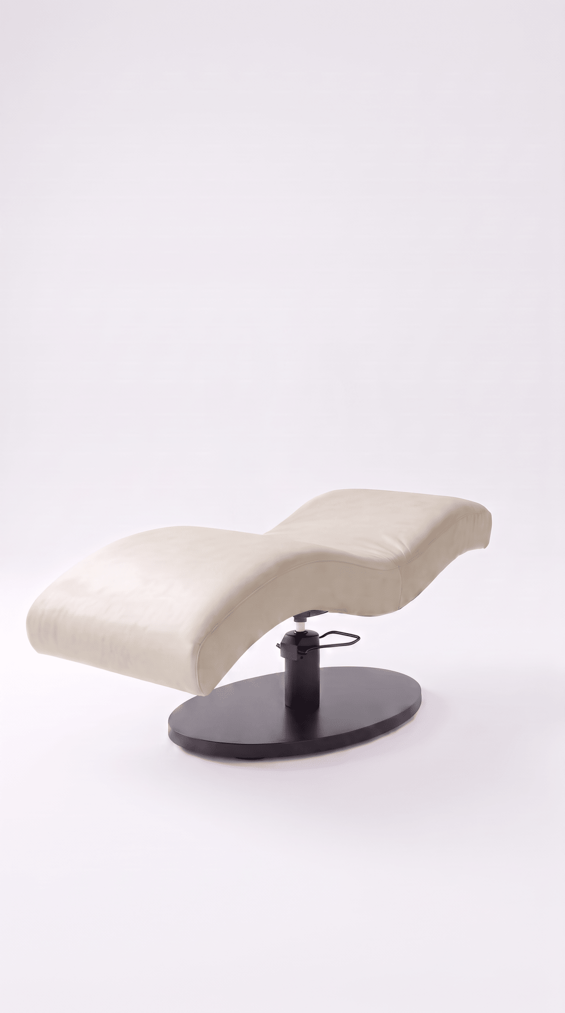 Vera Sleek 360® Curved Beauty Bed with Swivel (Matte Black)
