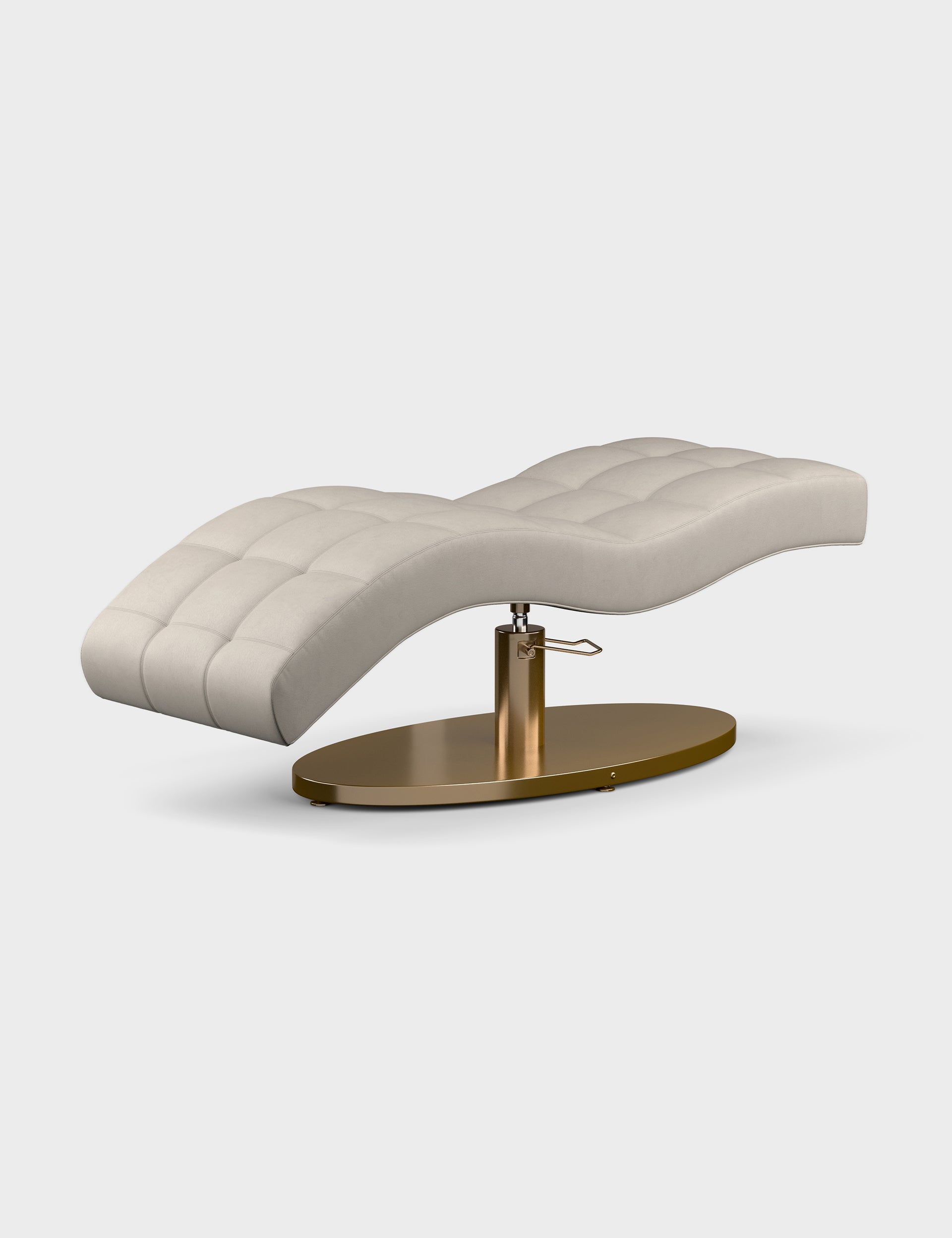 Vera 360 - Brow bed by Plush+Oak, Vera 360- Lash bed by Plush+Oak, Vera 360 - PMU bed by Plush+Oak,  Curved Beauty Bed by Plush + Oak, Curved Beauty Bed with Swivel by Plush + Oak, #color_bone